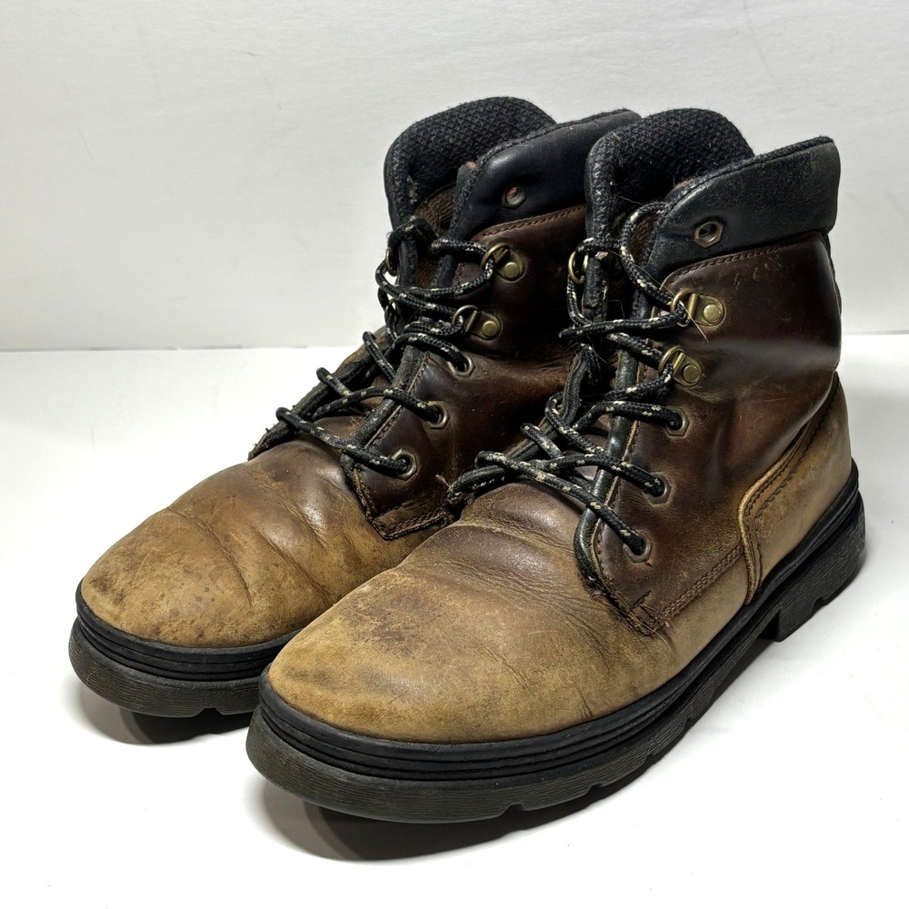 American Eagle Voyager 2651 Boots Mens‎ 8.5 Brown Leather Rugged Lace Up